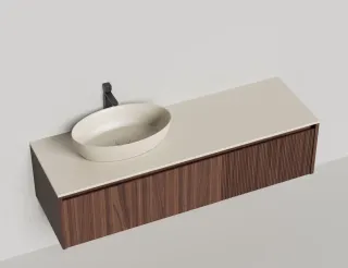 Подвесная тумба Salini Domino 27D216 160см шпон